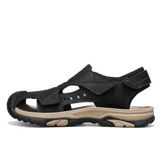 AIPSEN Beach Sandals Men's Black