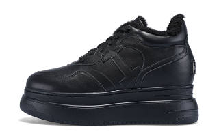 IiJin Cow Leather Mid top Skateboard Shoes Women's