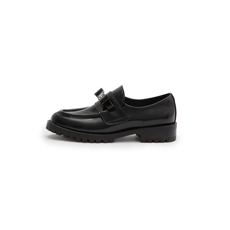 HERLIAN Loafers Low Heel Women's Black