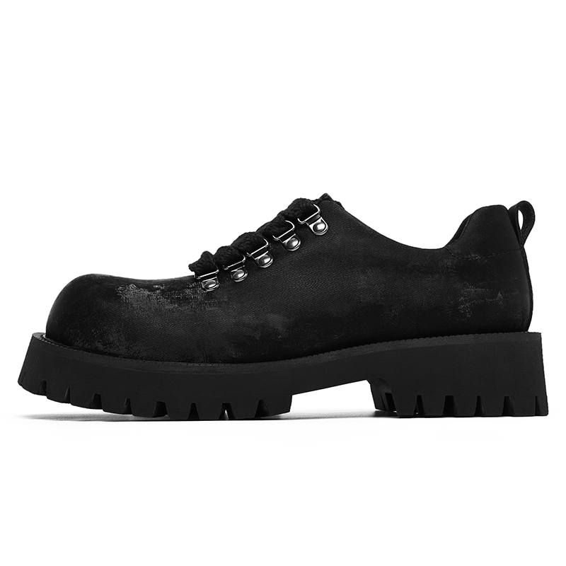 BEIER Men's Casual Shoes Men's Low Top Black