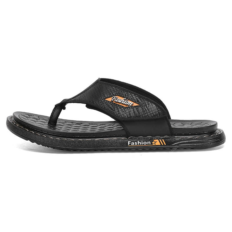 CAOZE Stitching Abrasion Resistant Slip Resistant Abrasion Resistant Slip Resistant Flip Flops Men's