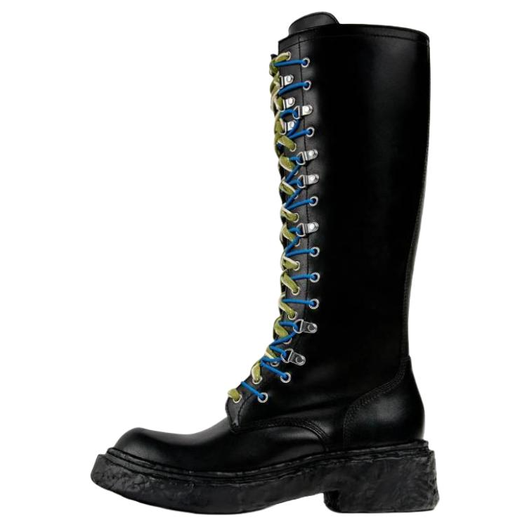 CAMPERLAB Vamonos Calfskin Knee high Boots Women's Black