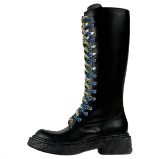 CAMPERLAB Vamonos Calfskin Knee high Boots Women's Black