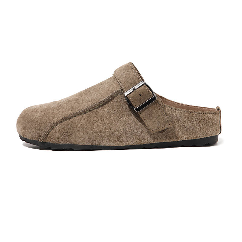 VAEL Rubber Sole Stitching Quiet Abrasion Resistant Massage Closed Toe Slippers Women's