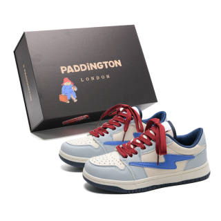Paddington Bears Height Increasing Low top Skateboard Shoes Unisex