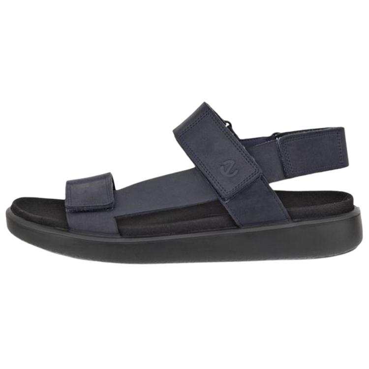 Ecco Ecco Flowt Nubuck Beach Sandals Men's Marine Blue