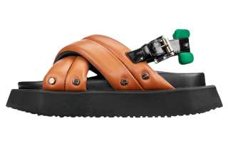 NEEDLE STUDIO Stylish Sandal 6cm Women's Brown