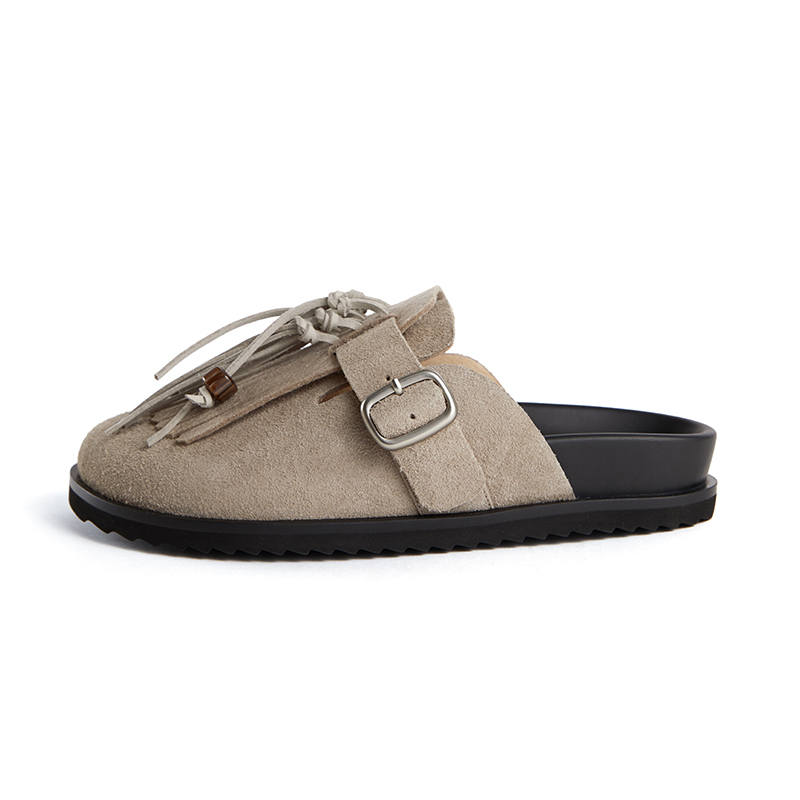 Marie Claire Rubber Sole Abrasion Resistant Abrasion Resistant Closed Toe Slippers Women's