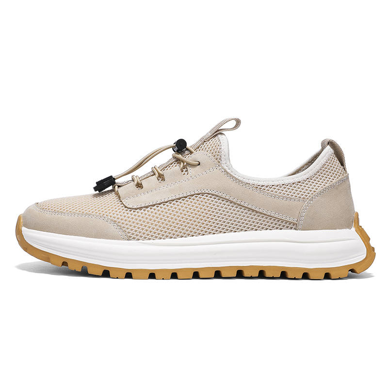 GONGNIULEITING Top Grain Cow Leather Lightweight Low top Casual Shoes Men's
