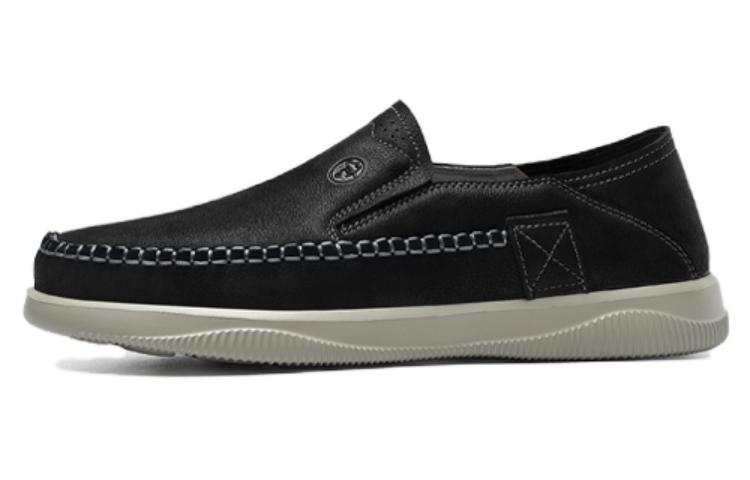 MELLEN Casual Leather Shoes Men's Low Top Black/Brown/Blue/Umber/Green