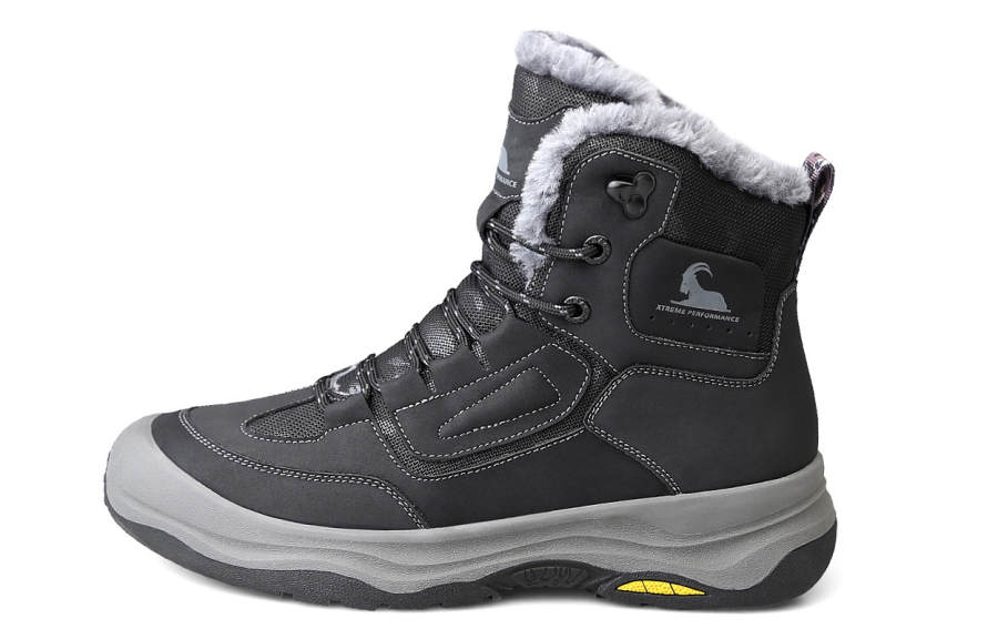 BECK BECK Snow Boots Men's Black, Earth Yellow