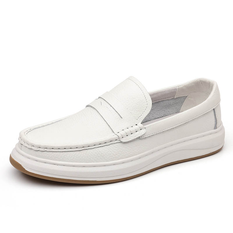 KACHILANG Casual Leather Shoes Men's Low Top
