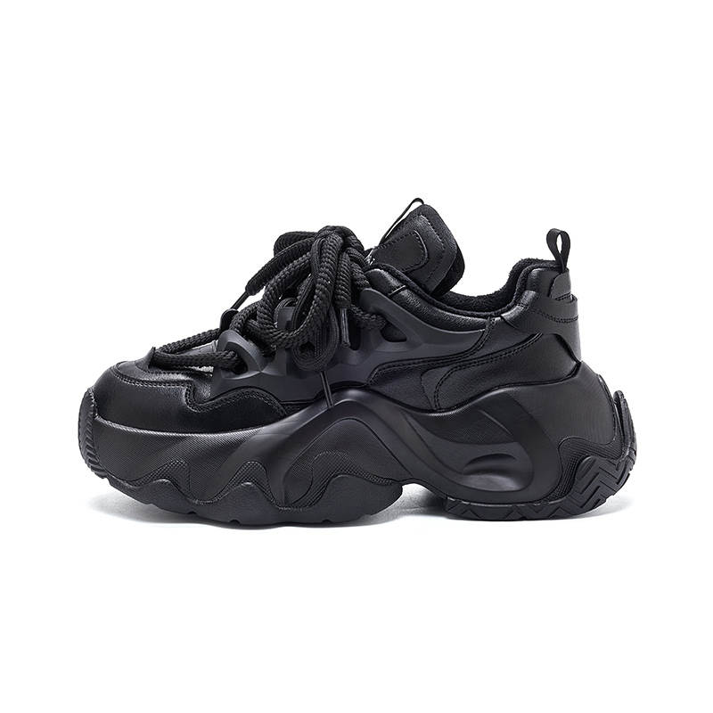 HARSON Slip Resistant Abrasion Resistant Slip Resistant Abrasion Resistant Low top Chunky Sneakers Women's