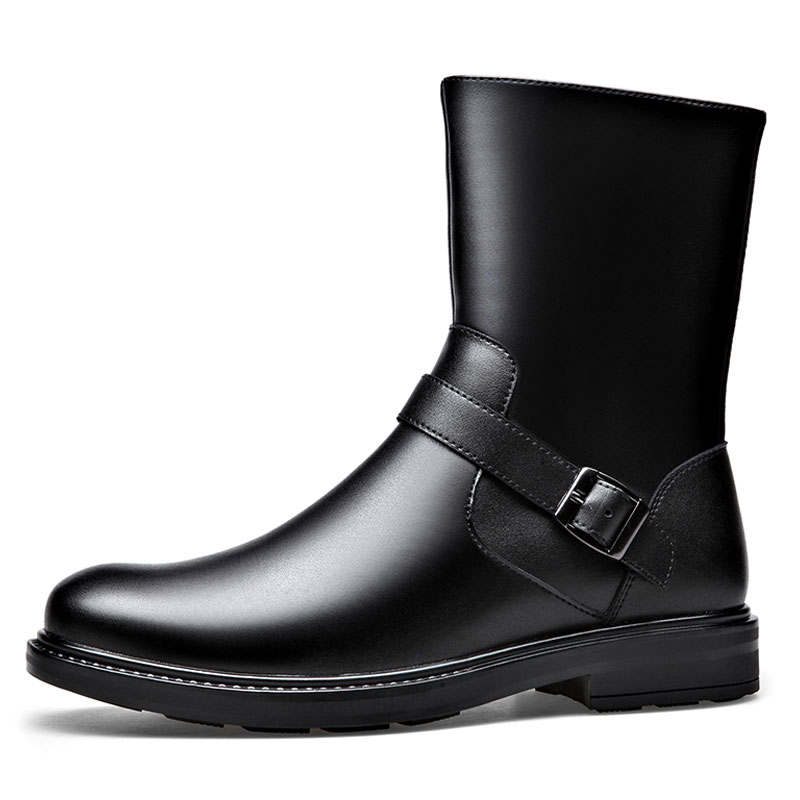 KAQIAODI Ankle Boots Men's Black