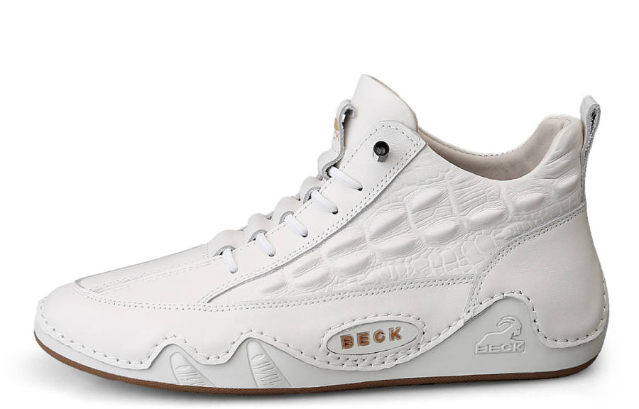BECK Cow Leather Slip Resistant Mid top Casual Shoes Men's