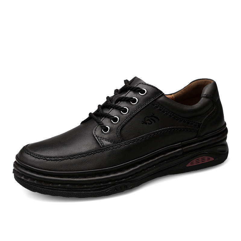 GONGNIULEITING Top Grain Cow Leather Casual Shoes Men's
