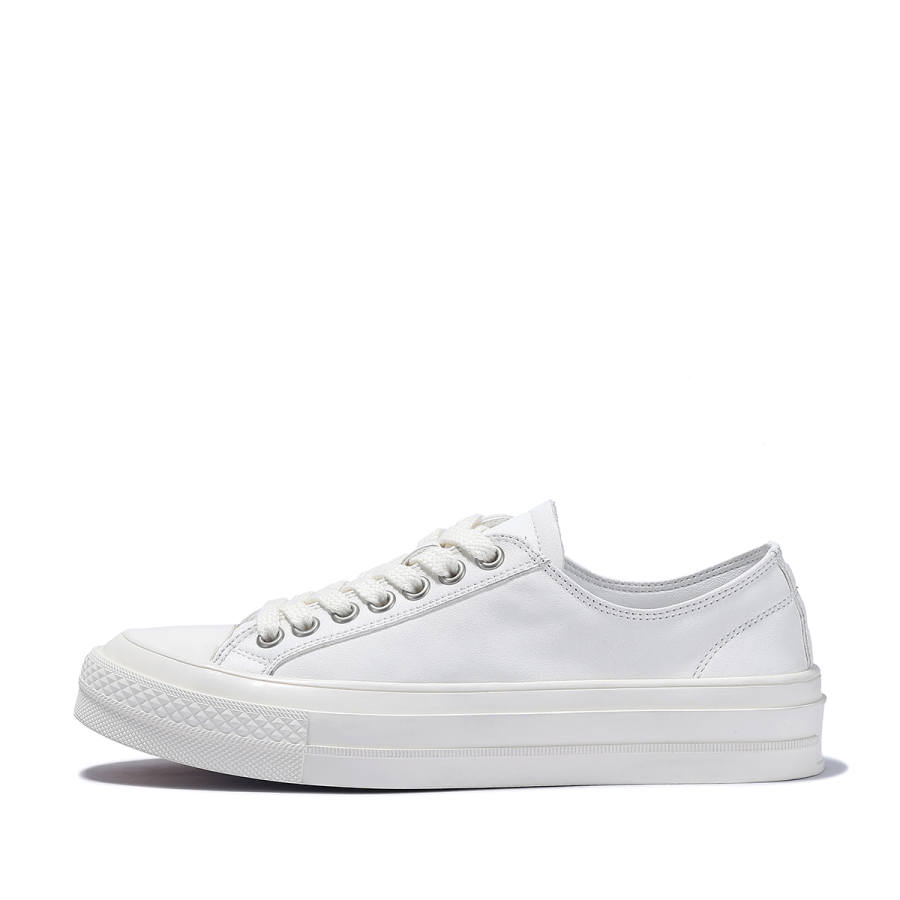 BELLALILY Top Grain Cow Leather Low top Skateboard Shoes Women's