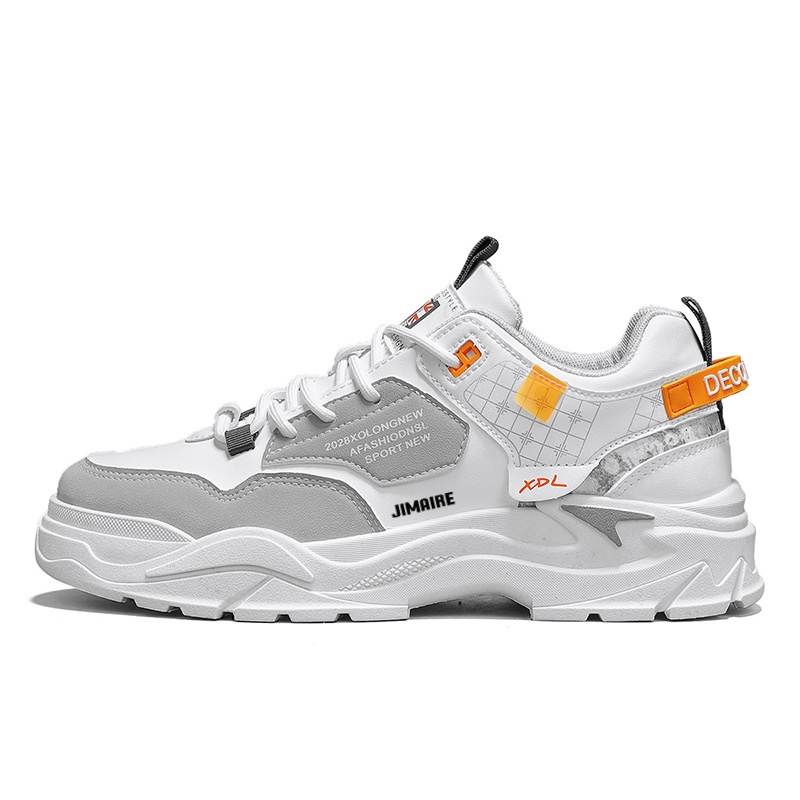 JINMAIWANG Slip Resistant Slip Resistant Low top Chunky Sneakers Men's