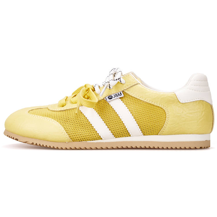Joy&Mario Low top German Army Trainers Women's Yellow