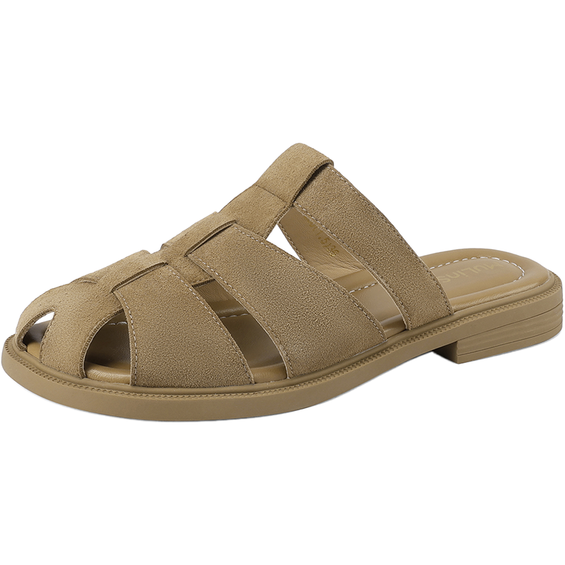 Mulinsen Abrasion Resistant Closed Toe Slippers Women's