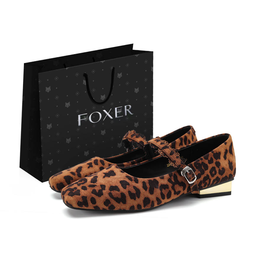 FOXER Chunky Heel Mary Jane Shoes Women's