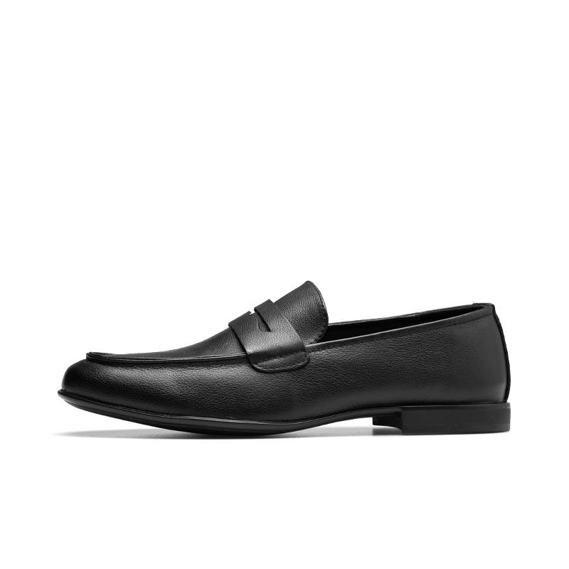 PARDASAUL Cow Leather Casual Shoes Men's Black