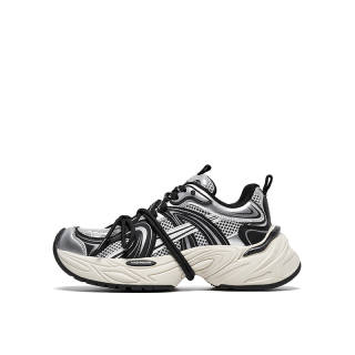 Acupuncture Height Increasing Abrasion Resistant Lightweight Breathable Slip Resistant Low top Chunky Sneakers Women's