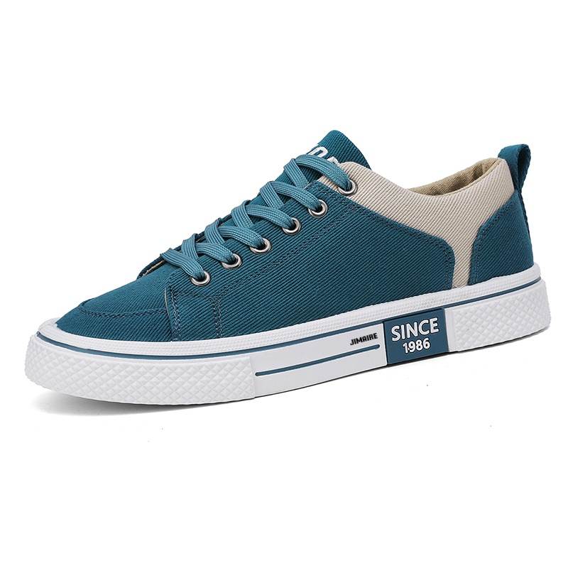JINMAIWANG Canvas Slip Resistant And Breathable Slip Resistant And Breathable Low top Skateboard Shoes Men's