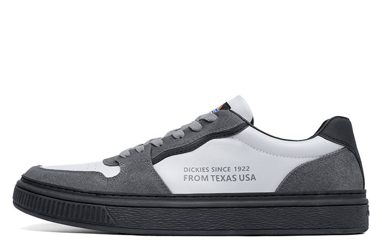 Dickies Dickies Microfiber Leather Low top Skateboard Shoes Men's Gray