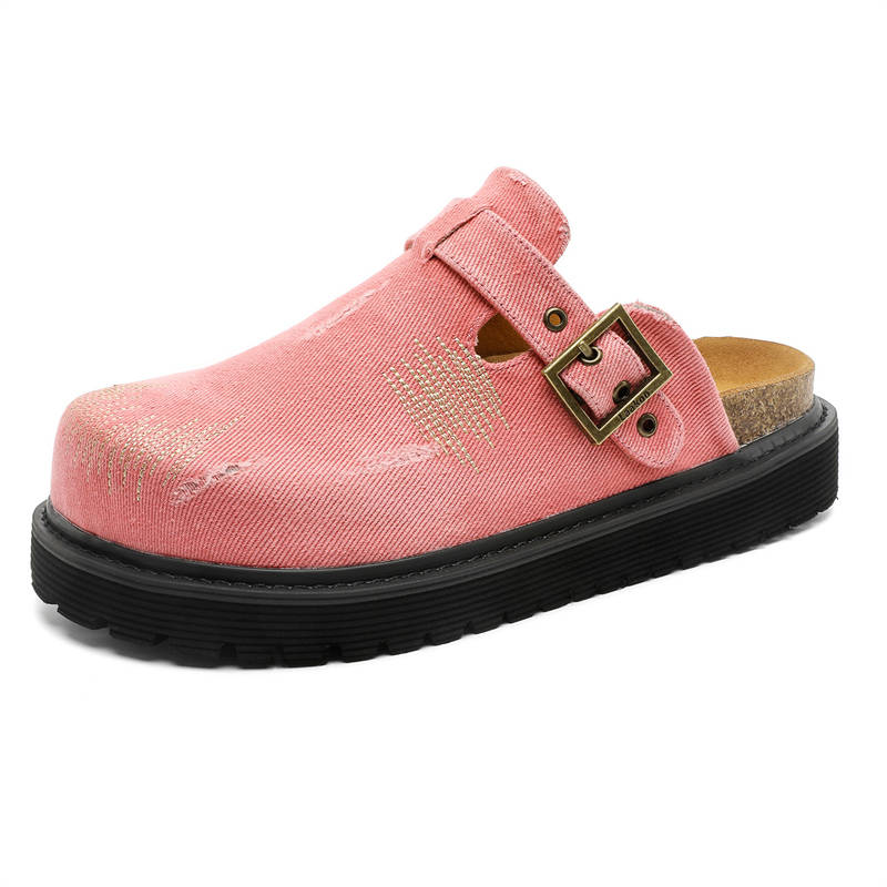 NIANZOUSUO Rubber Sole Slip Resistant Closed Toe Slippers Unisex