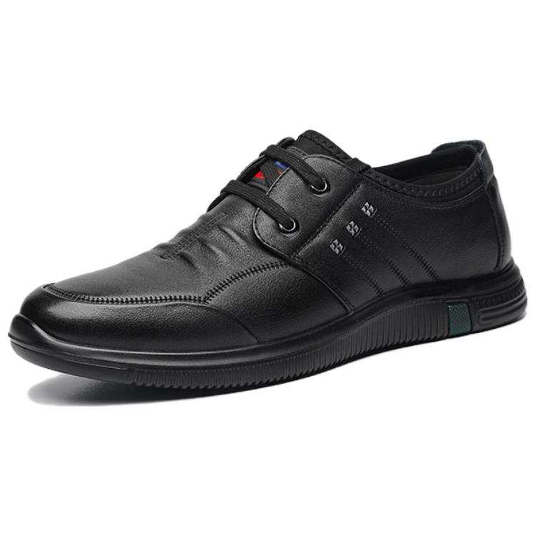 Spider King Top Grain Cow Leather Dress Shoes Men's Black