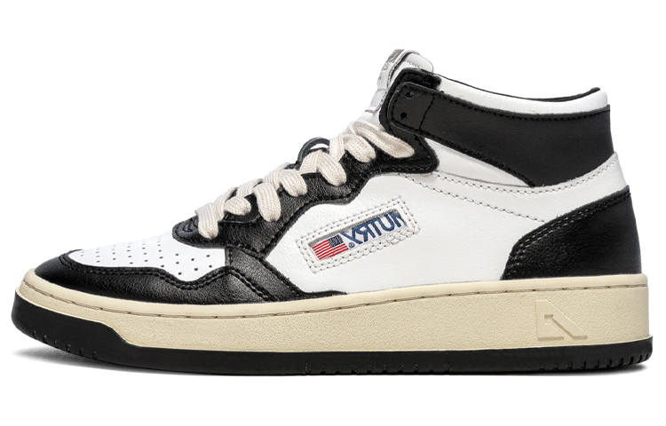 AUTRY AUTRY Medalist Mid Bicolor 'White Black' Women's