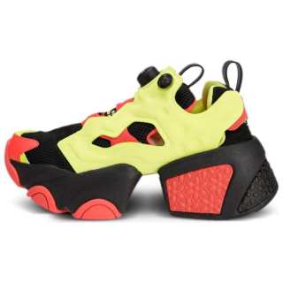 CDG Reebok Instapump Fury x CDG TPU Comfortable Low top Casual Shoes Women's Neon Green