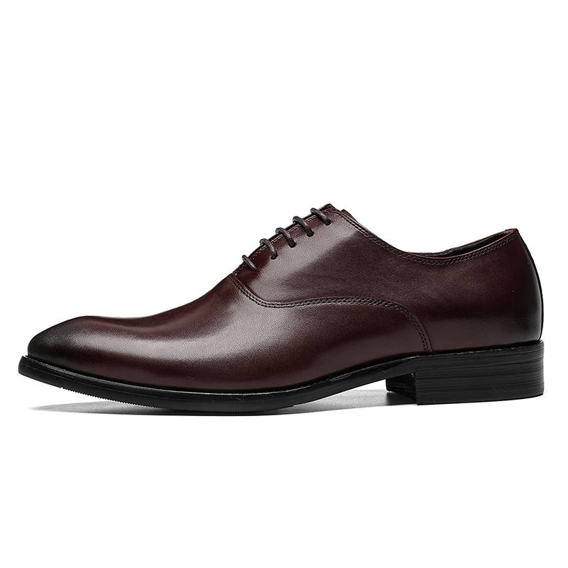 ASTON M.JAZZ Dress Shoes Men's Low Top Black/Burgundy/Coffee