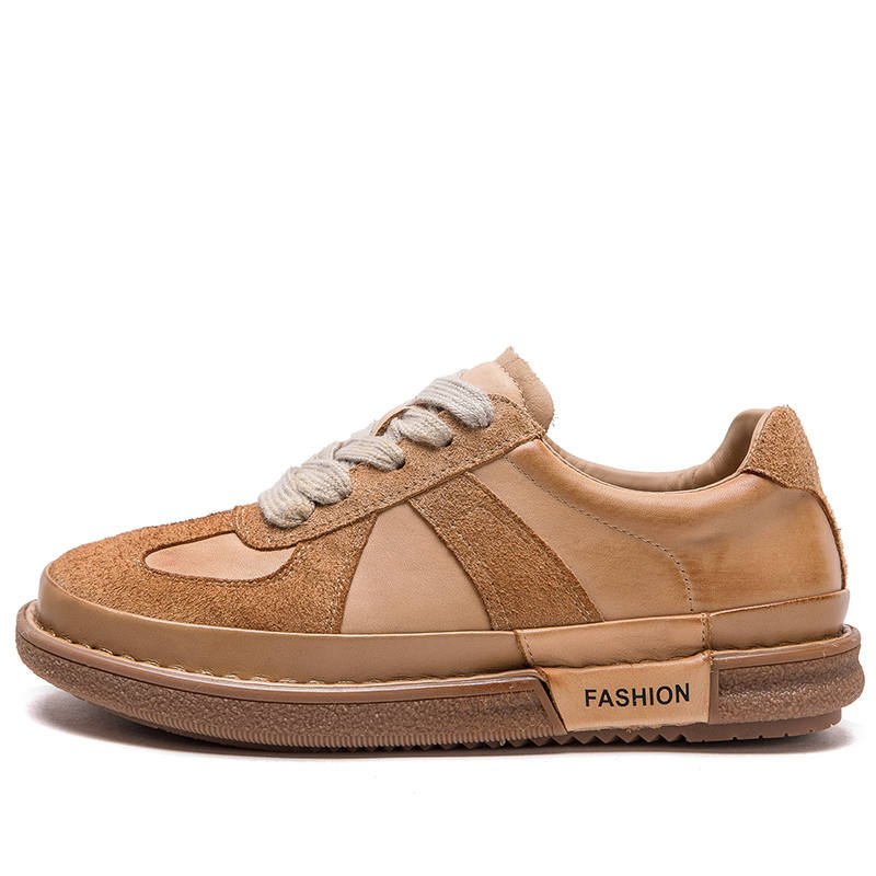 JIEZHOU Top Grain Cow Leather Slip Resistant Low top Skateboard Shoes Women's