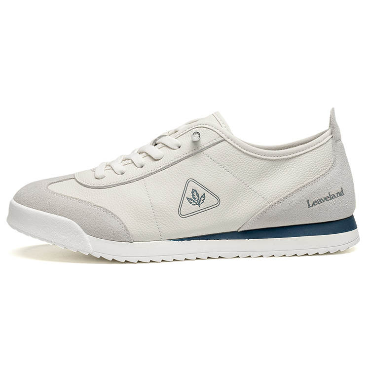 LEAVELAND Cow Leather Low top Casual Shoes Men's