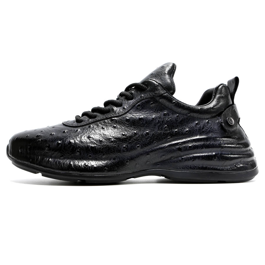 KAIMALONG Cow Leather Low top Casual Shoes Men's