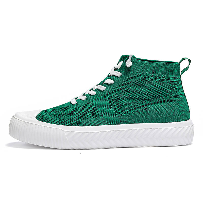 SENGUIBUCK Slip Resistant Slip Resistant Mid top Skateboard Shoes Unisex