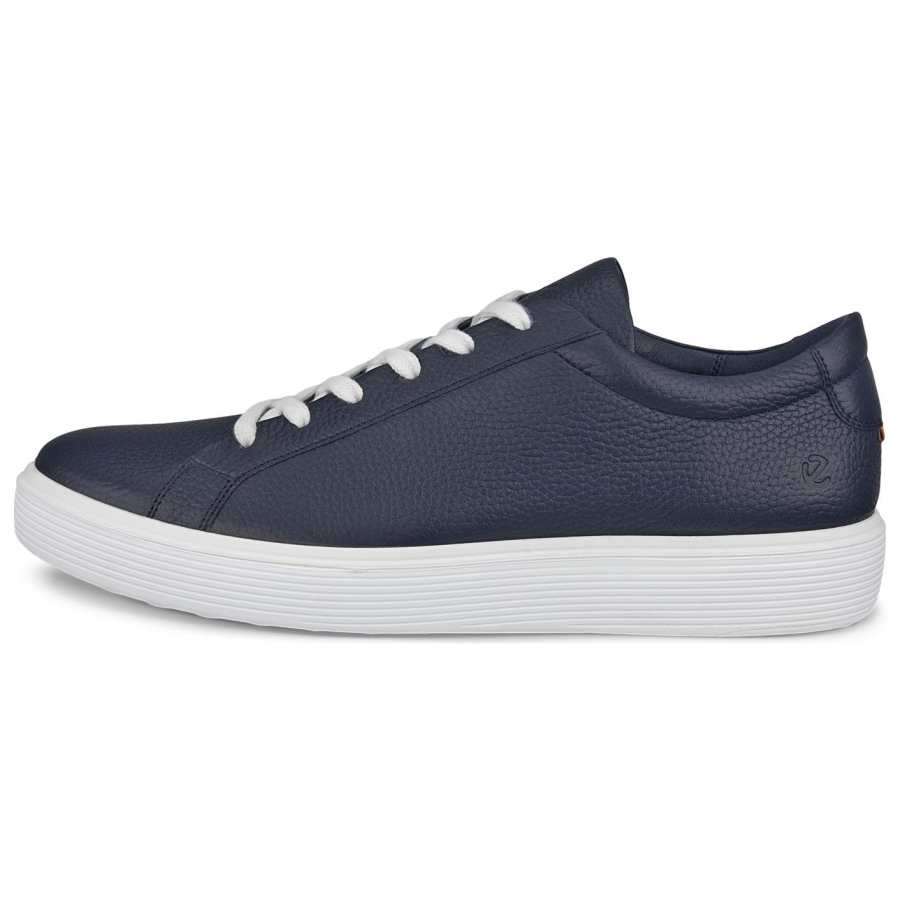 Ecco Soft 60 Leather Slip Resistant Slip Resistant Low top Skateboard Shoes Men's Blue