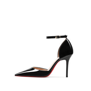 CHILI Slim Heel High Heels Women's Black