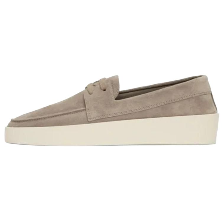 Fear Of God Suede Low top Skateboard Shoes Men's Gray Brown