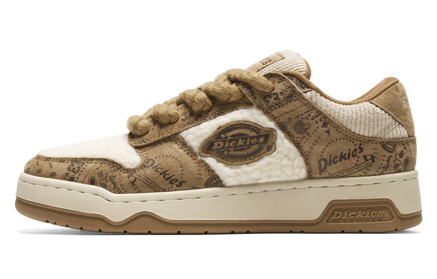 Dickies Low top Skateboard Shoes Unisex Elk Brown