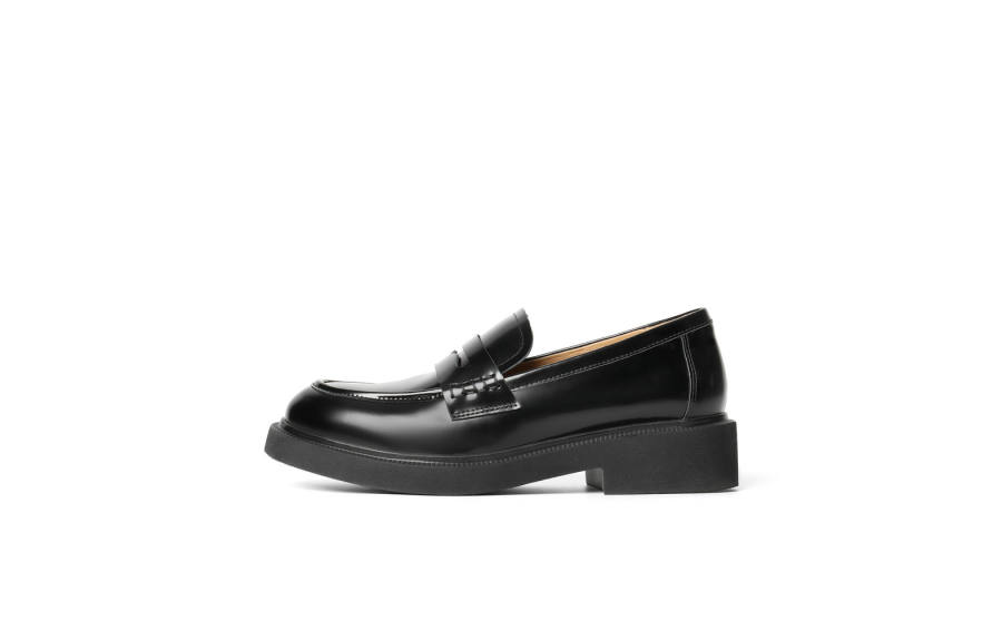 BELLE Cow Leather Loafers Women's