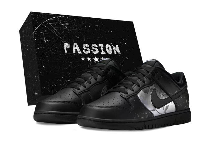 Nike Nike Dunk Night Rhythm Box Leather Slip Resistant Abrasion Resistant Low top Skateboard Shoes Unisex