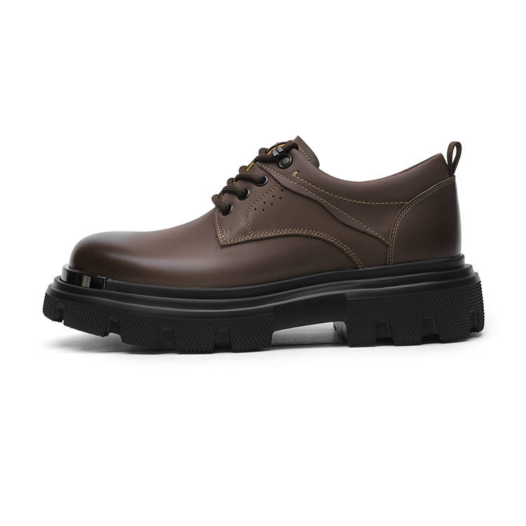 GOLDLION Work Boots Men's Low Top Brown/Charcoal Gray