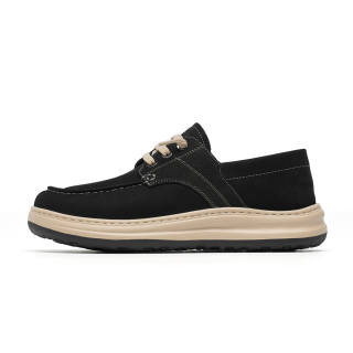 C°BANNER Cow Leather Casual Shoes Men's Black