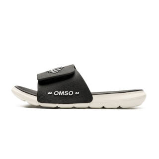 OMSO Slide Slippers Unisex Black/White