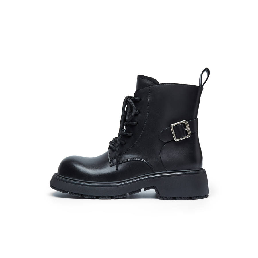 ELLE Combat Boots Ankle Boots Women's 2025 Women's Boots