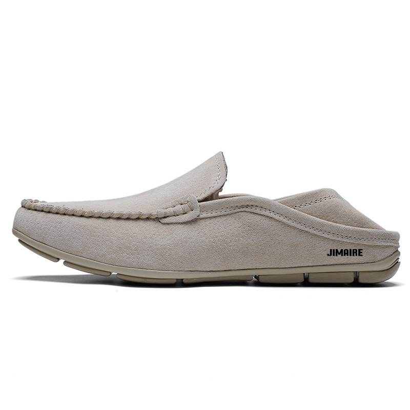 JINMAIWANG Casual Leather Shoes Men's Low Top