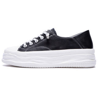 CHCH Balance Shoes Collection Cow Leather Low top Skateboard Shoes Women's Black